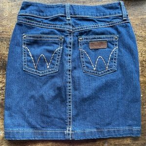 Wrangler denim skirt